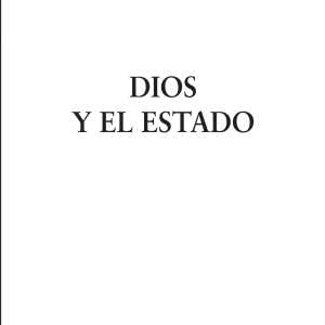 dios y el estado