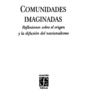 comunidades imaginadas