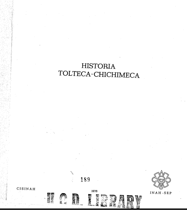 historia tolteca chichimeca