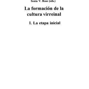 cultura virreinal