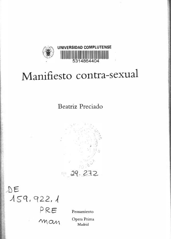 manifiesto contra sexual