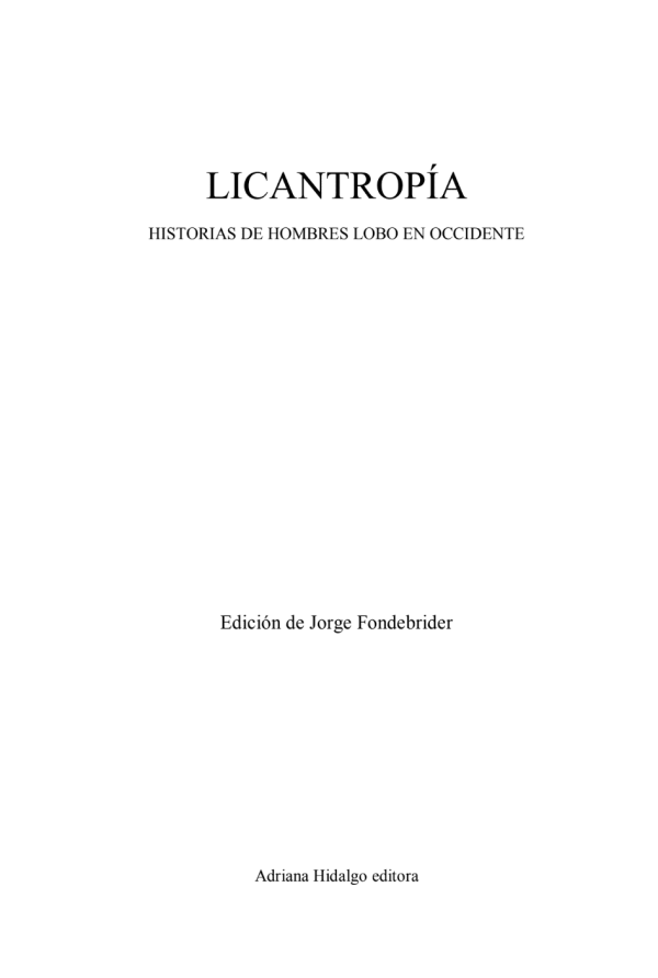 licantropia